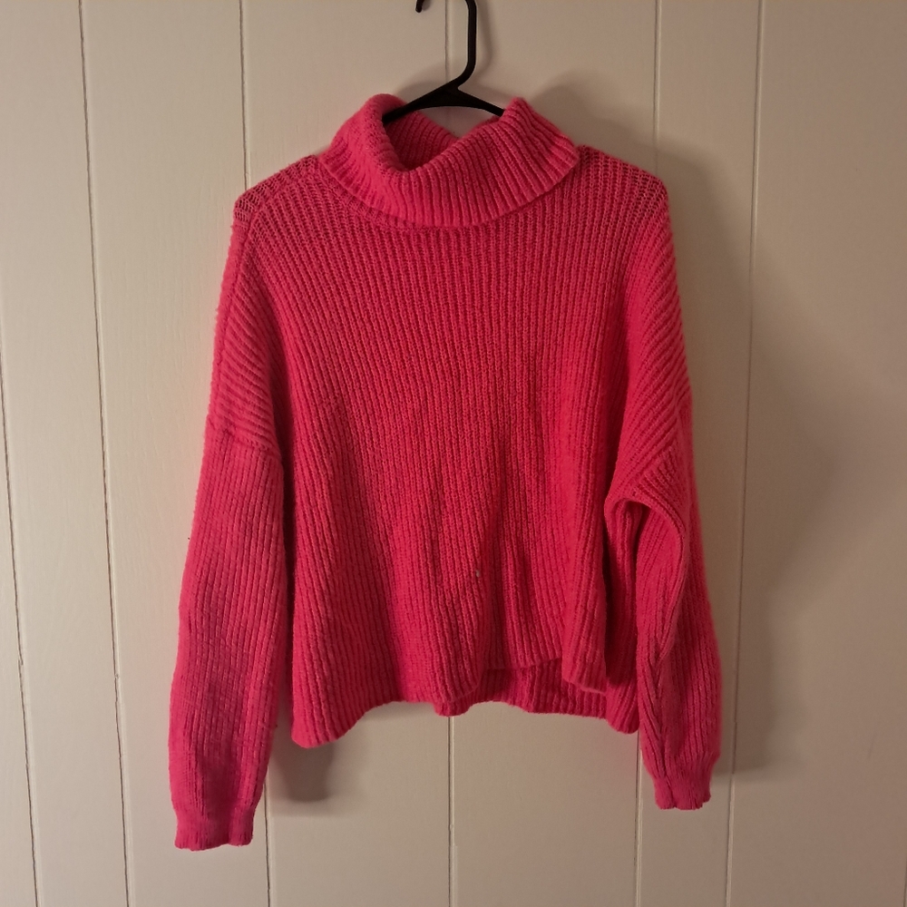 Neon Turtleneck